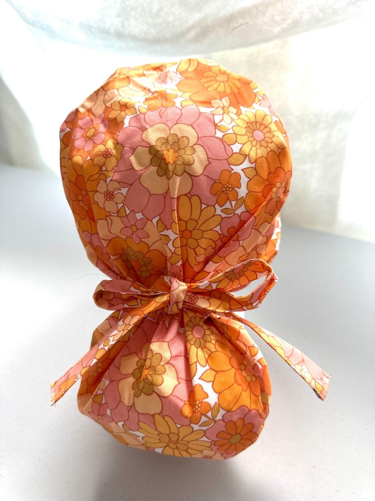 Retro Floral - Pink & Orange