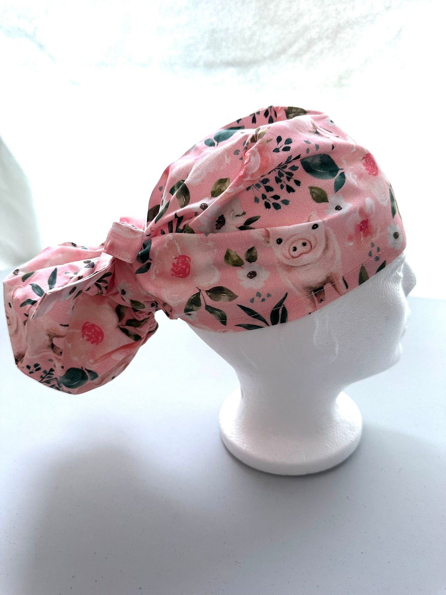 Floral Piglets - Pink