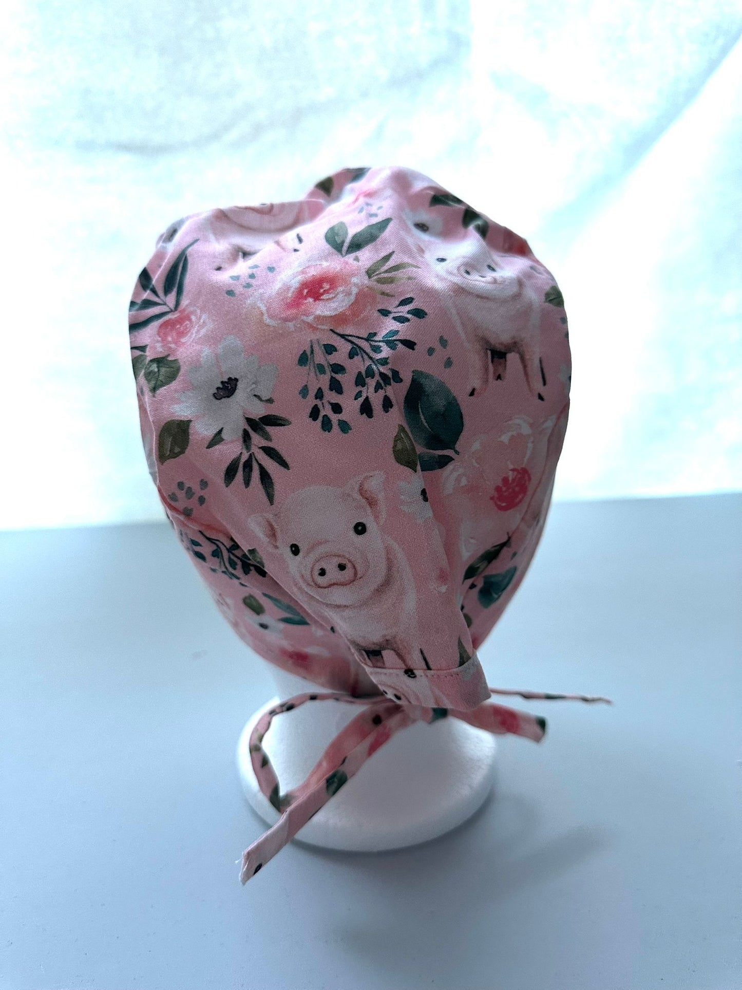 Floral Piglets - Pink