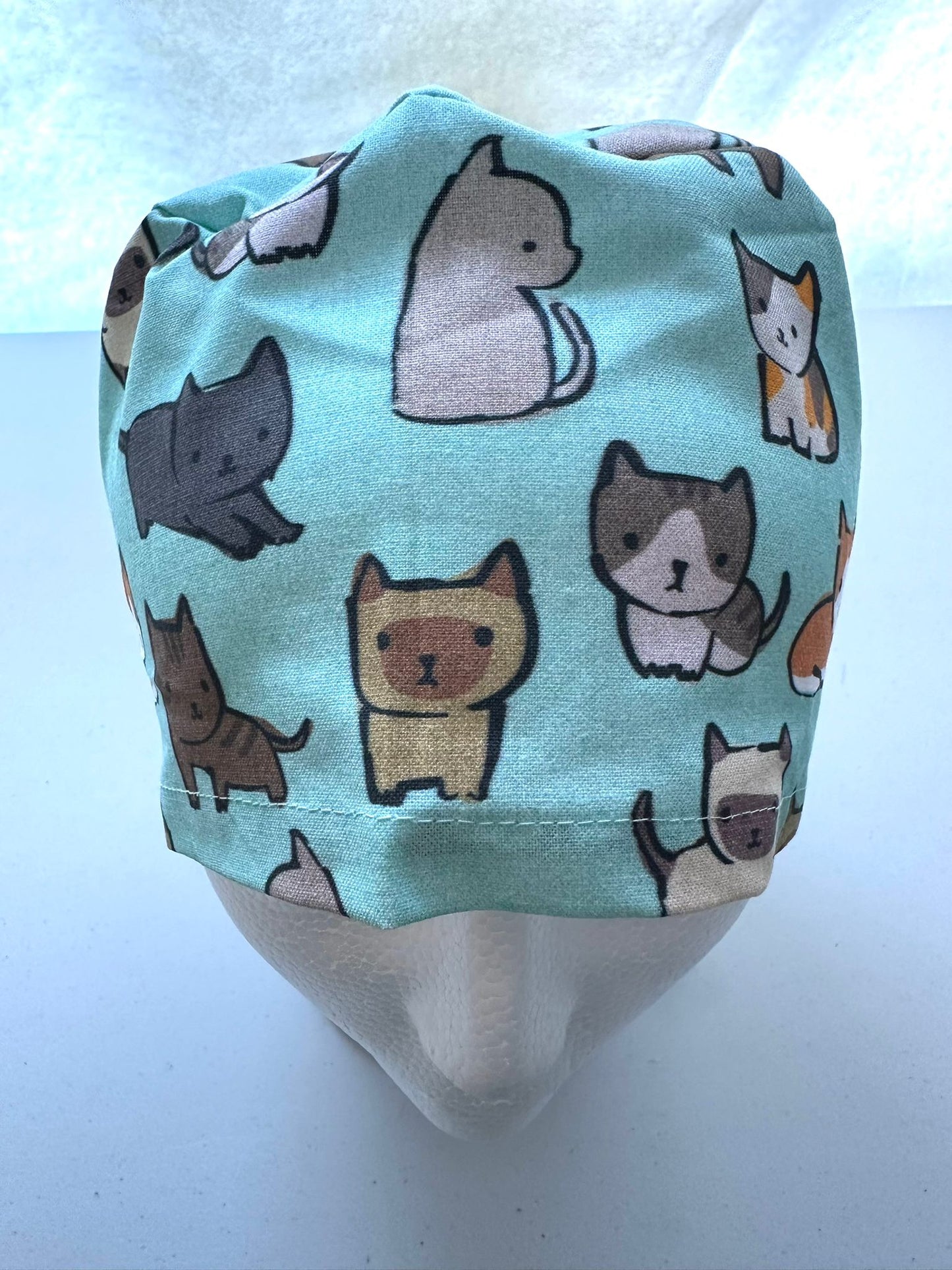 Little cats - Teal