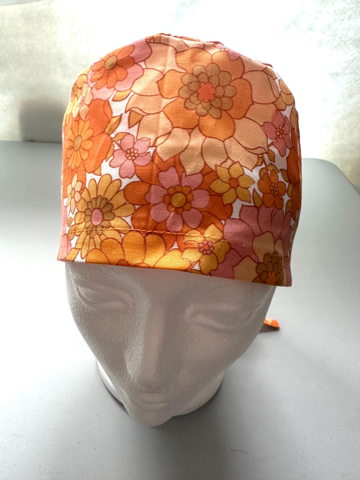 Retro Floral - Pink & Orange