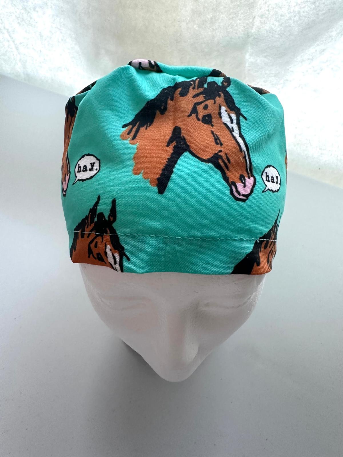 Hay. Horses - Teal