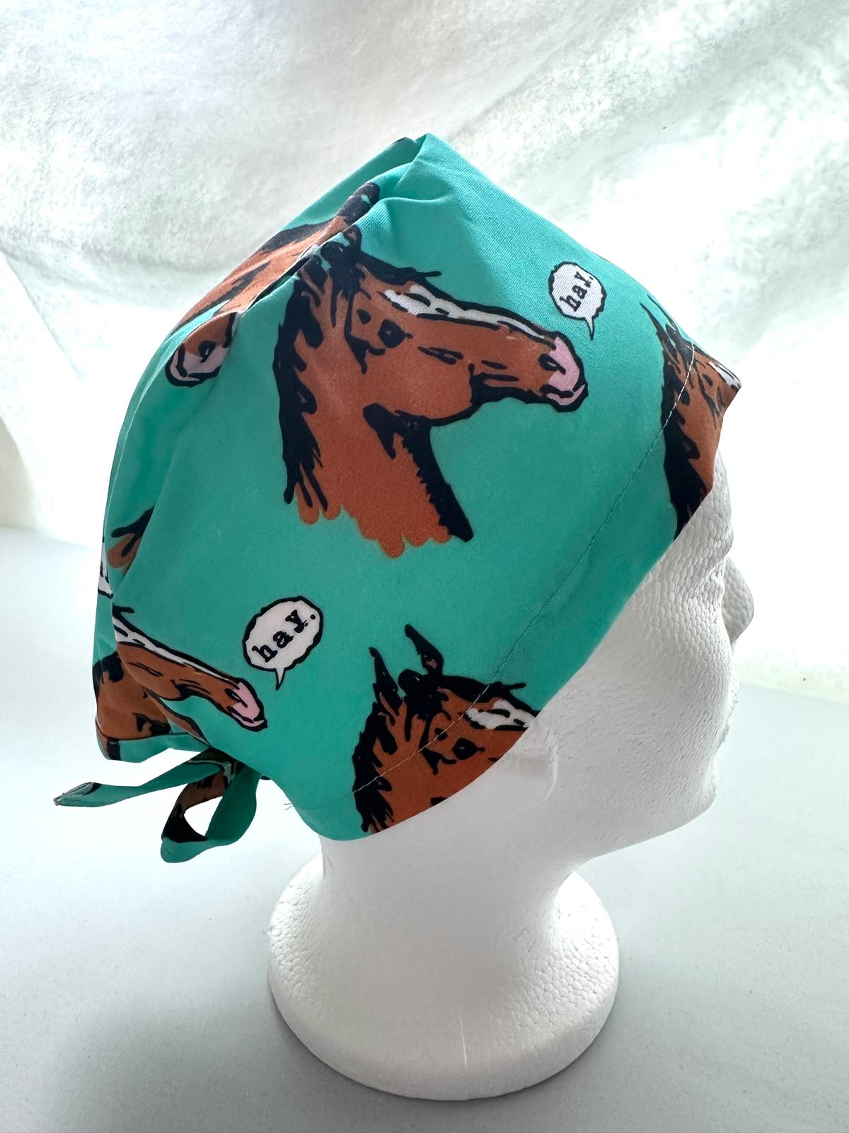 Hay. Horses - Teal