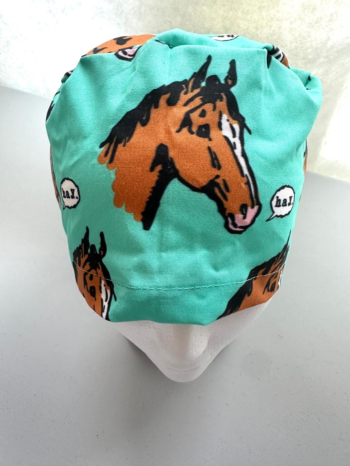 Hay. Horses - Teal