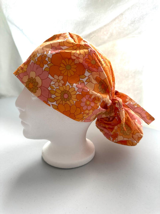 Retro Floral - Pink & Orange