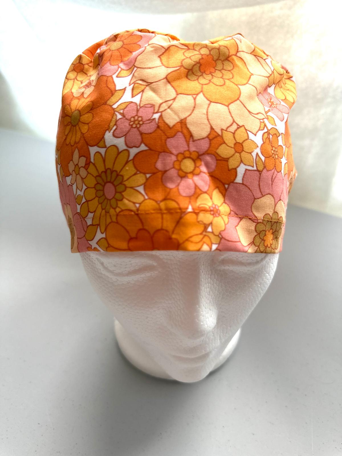 Retro Floral - Pink & Orange