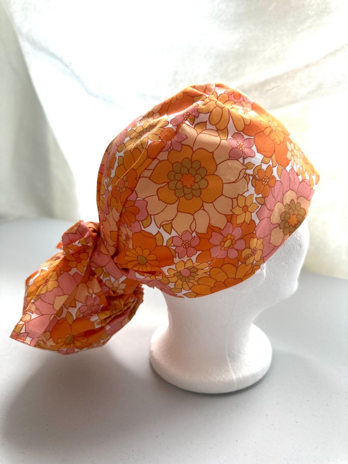 Retro Floral - Pink & Orange