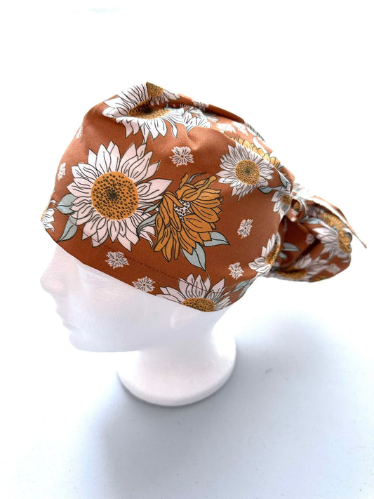 Floral - Burnt Orange