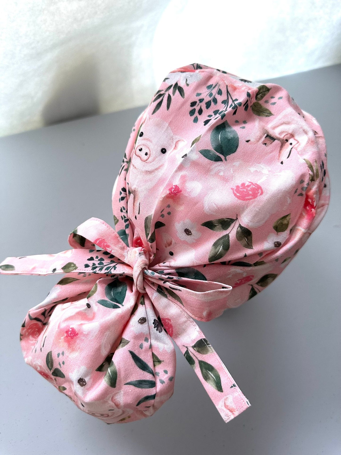 Floral Piglets - Pink