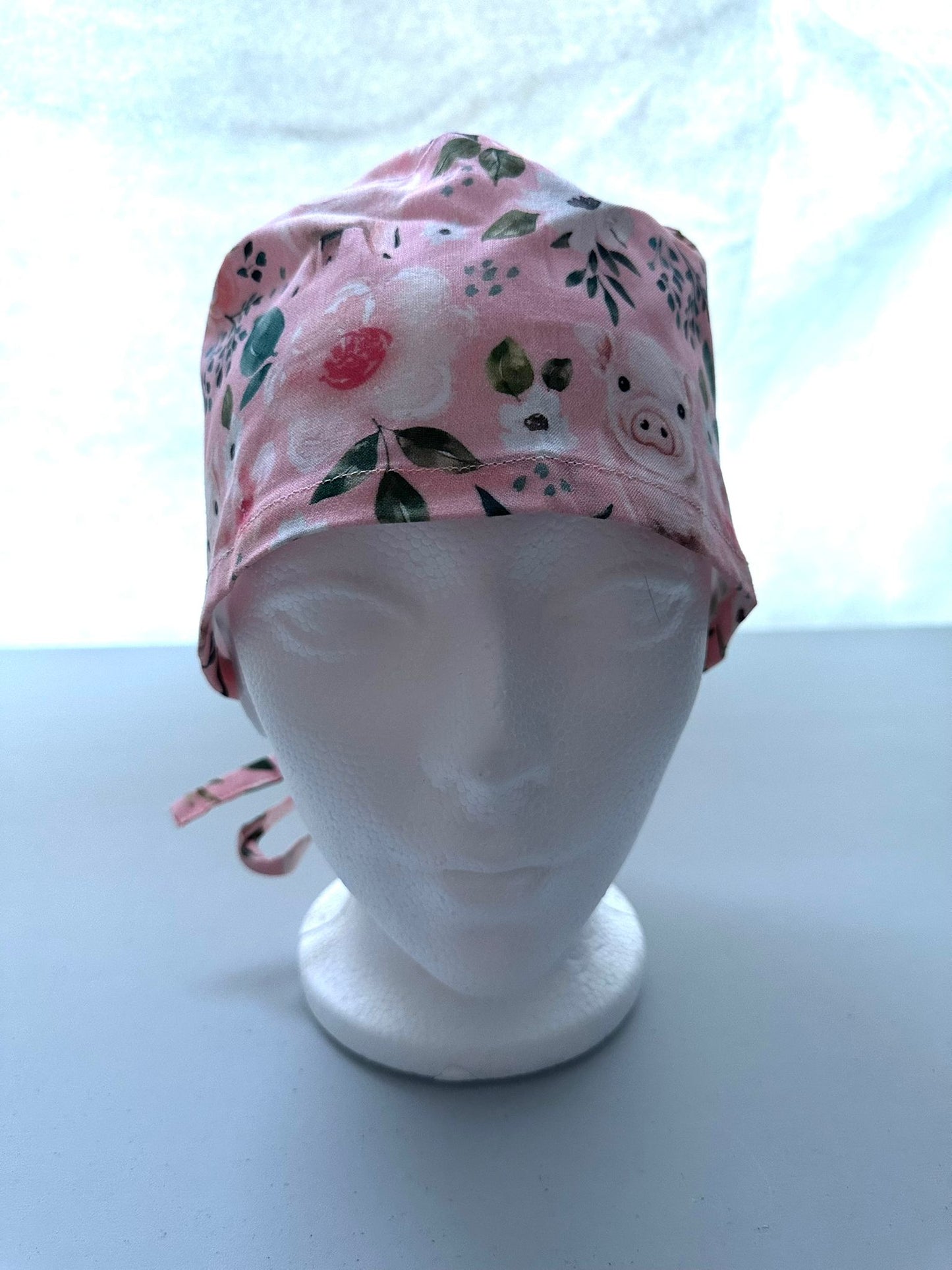 Floral Piglets - Pink