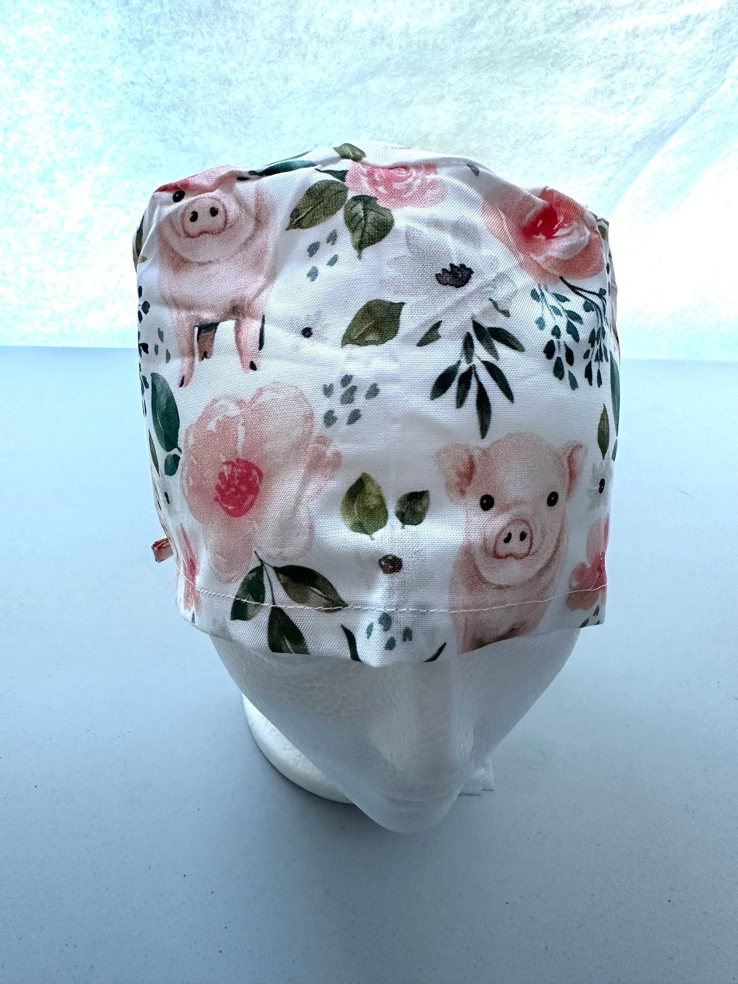 Floral Piglets - White