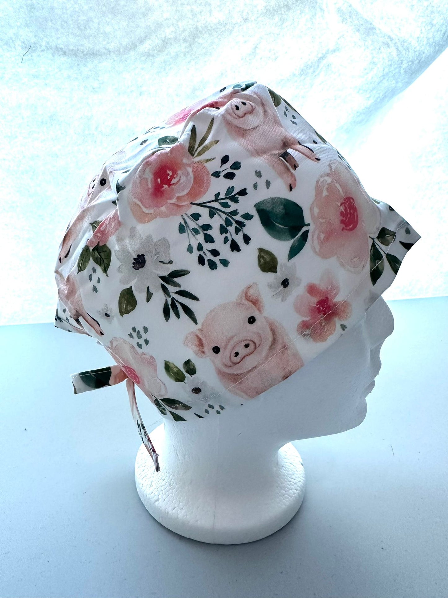 Floral Piglets - White