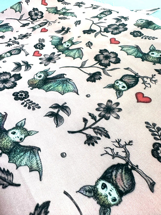 Floral Bats - Pink