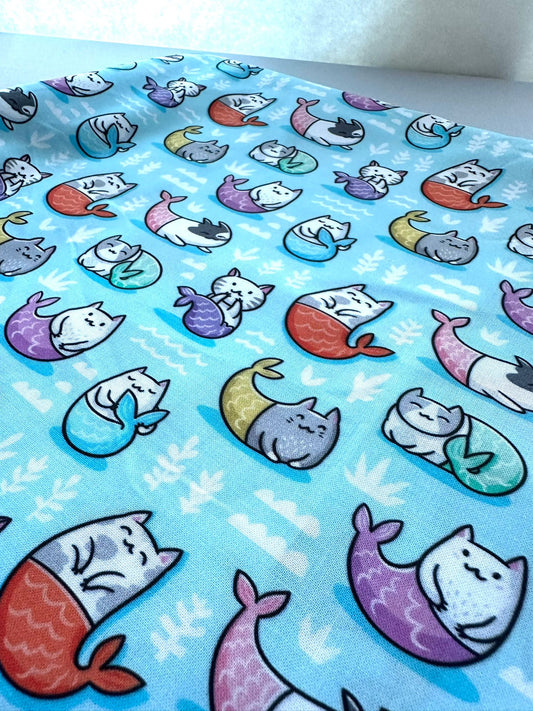 Cat Mermaids - Blue