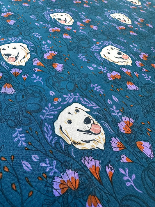 Golden Retrievers - Navy