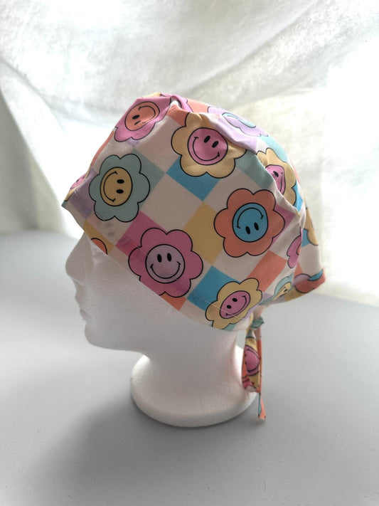 Retro Smiley Flowers