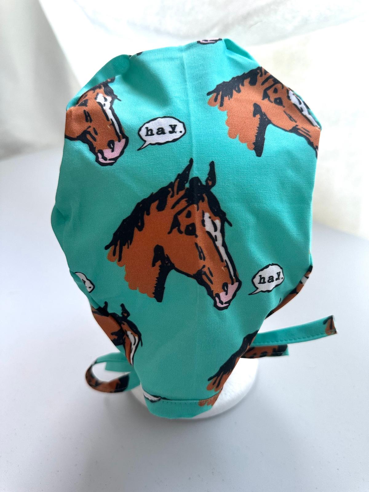 Hay. Horses - Teal